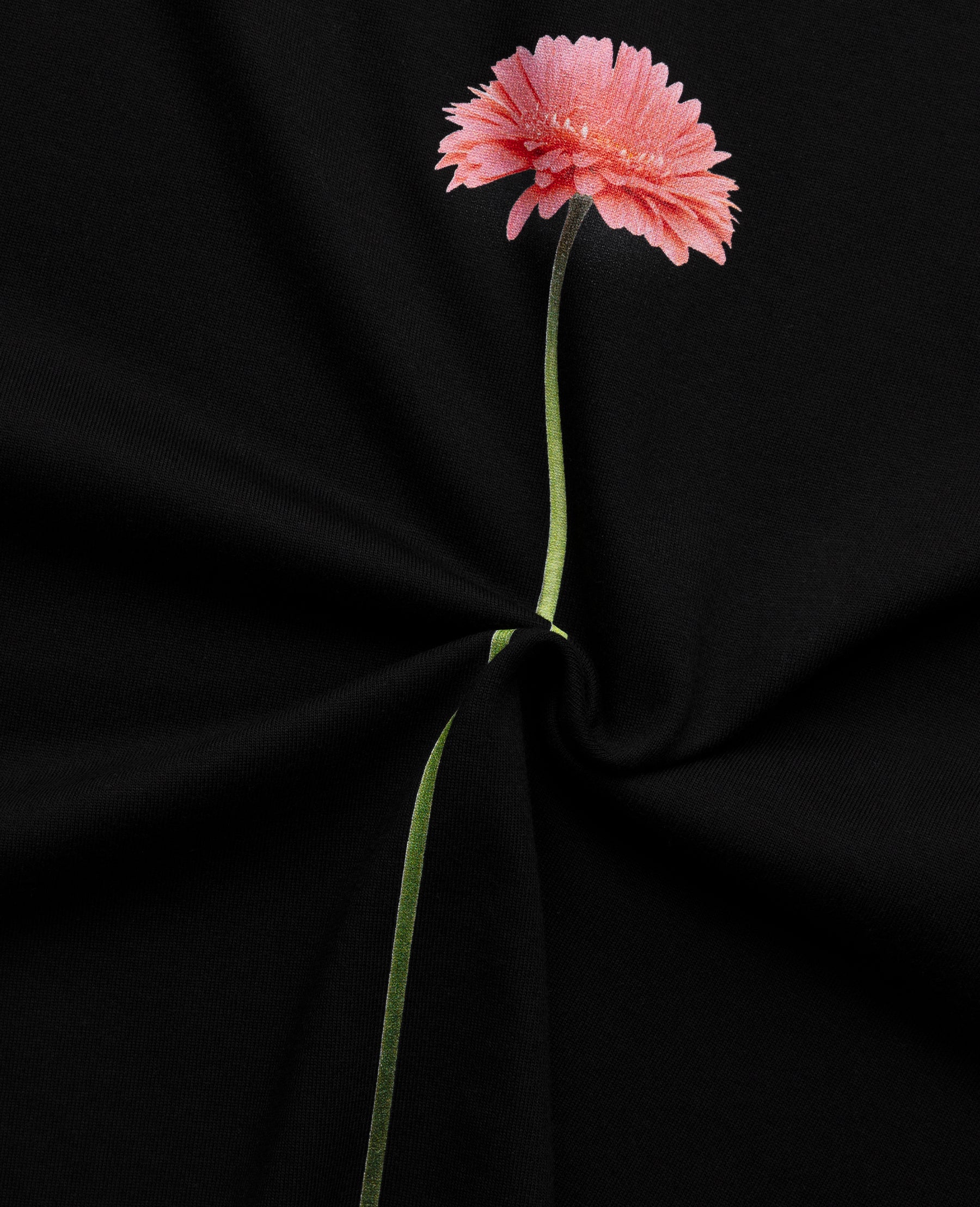 LONG-SLEEVE FLOWER BLACK