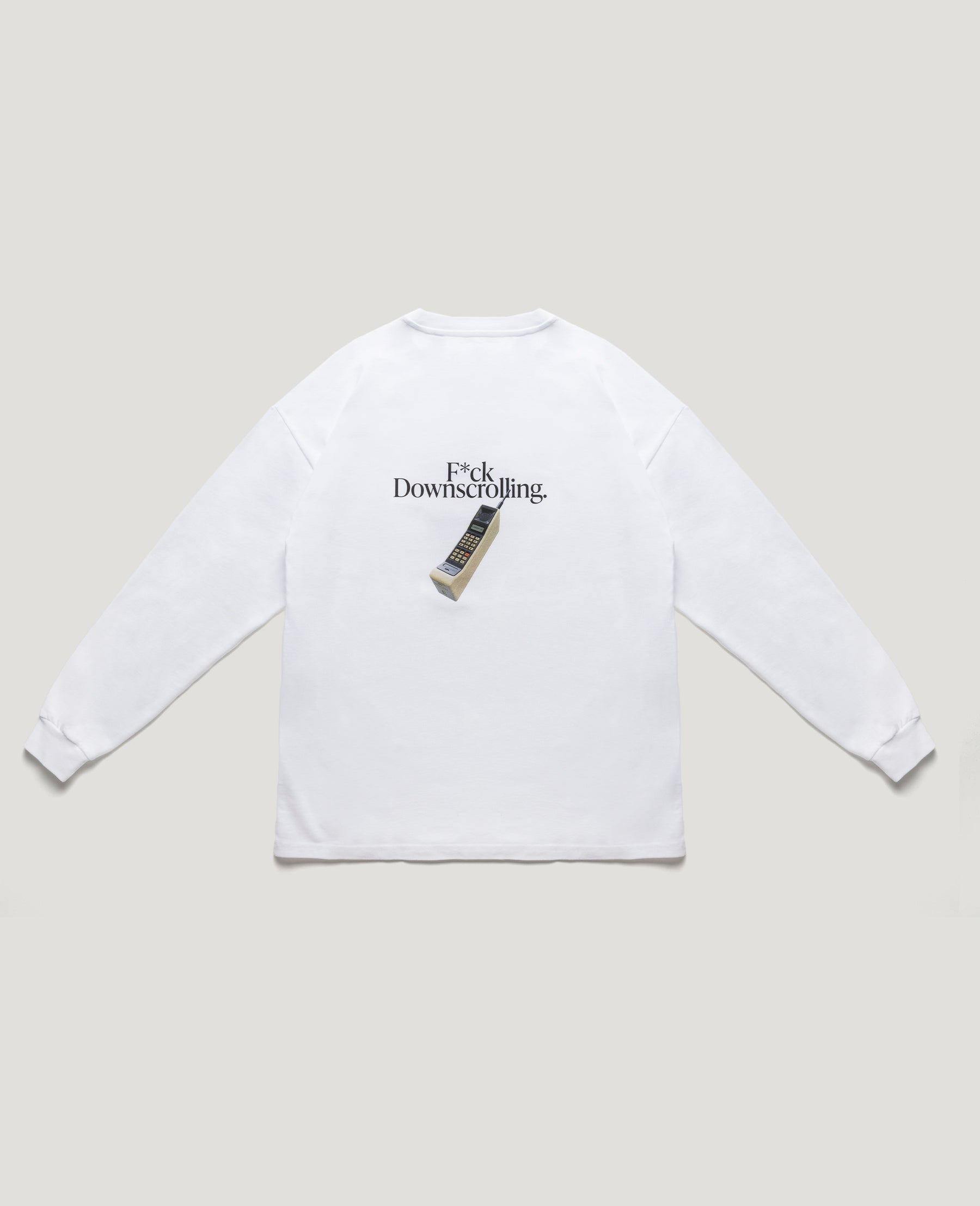 LONG-SLEEVE FUCK DOWNSCROLLING