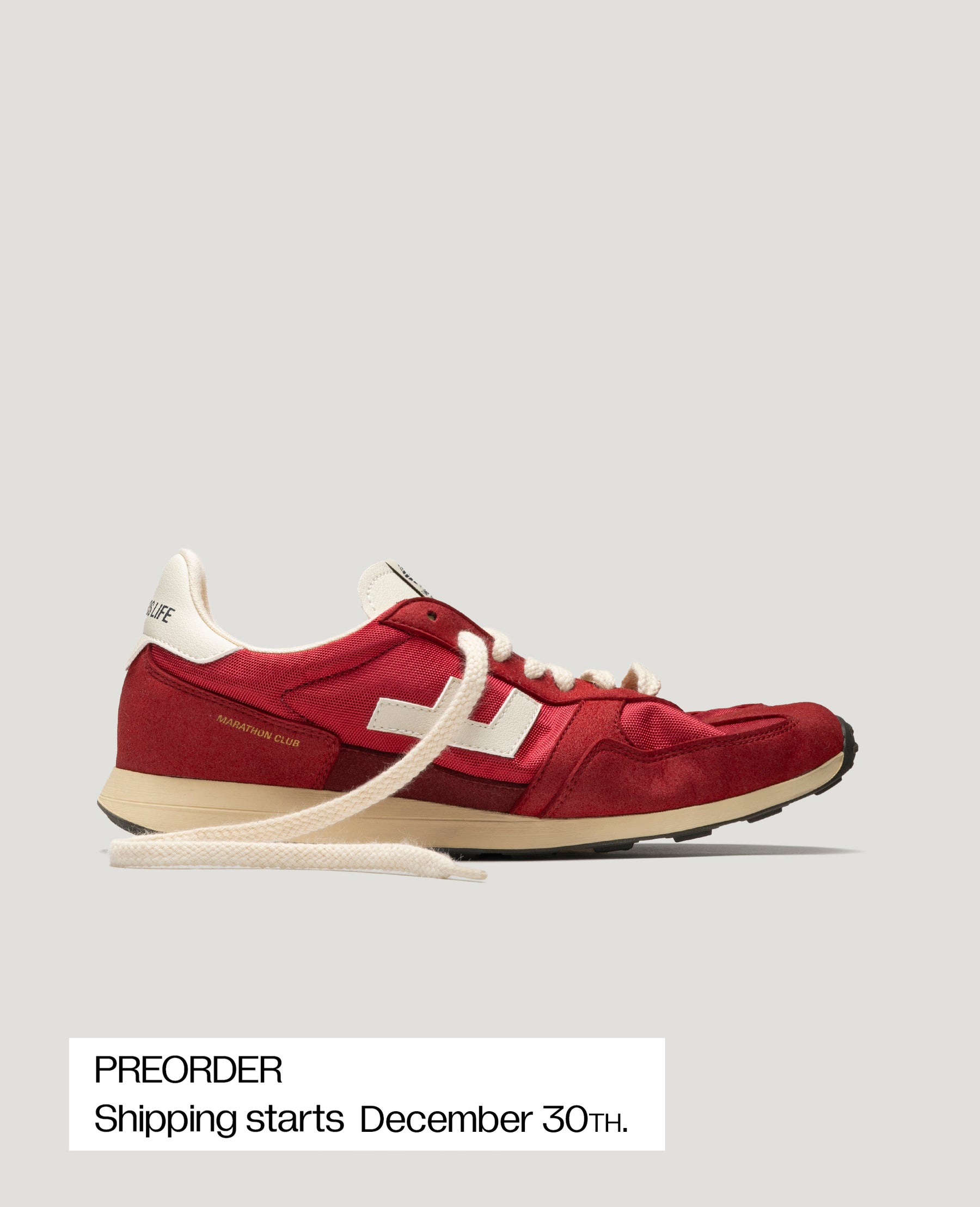 MARATHON CLUB SCARLET