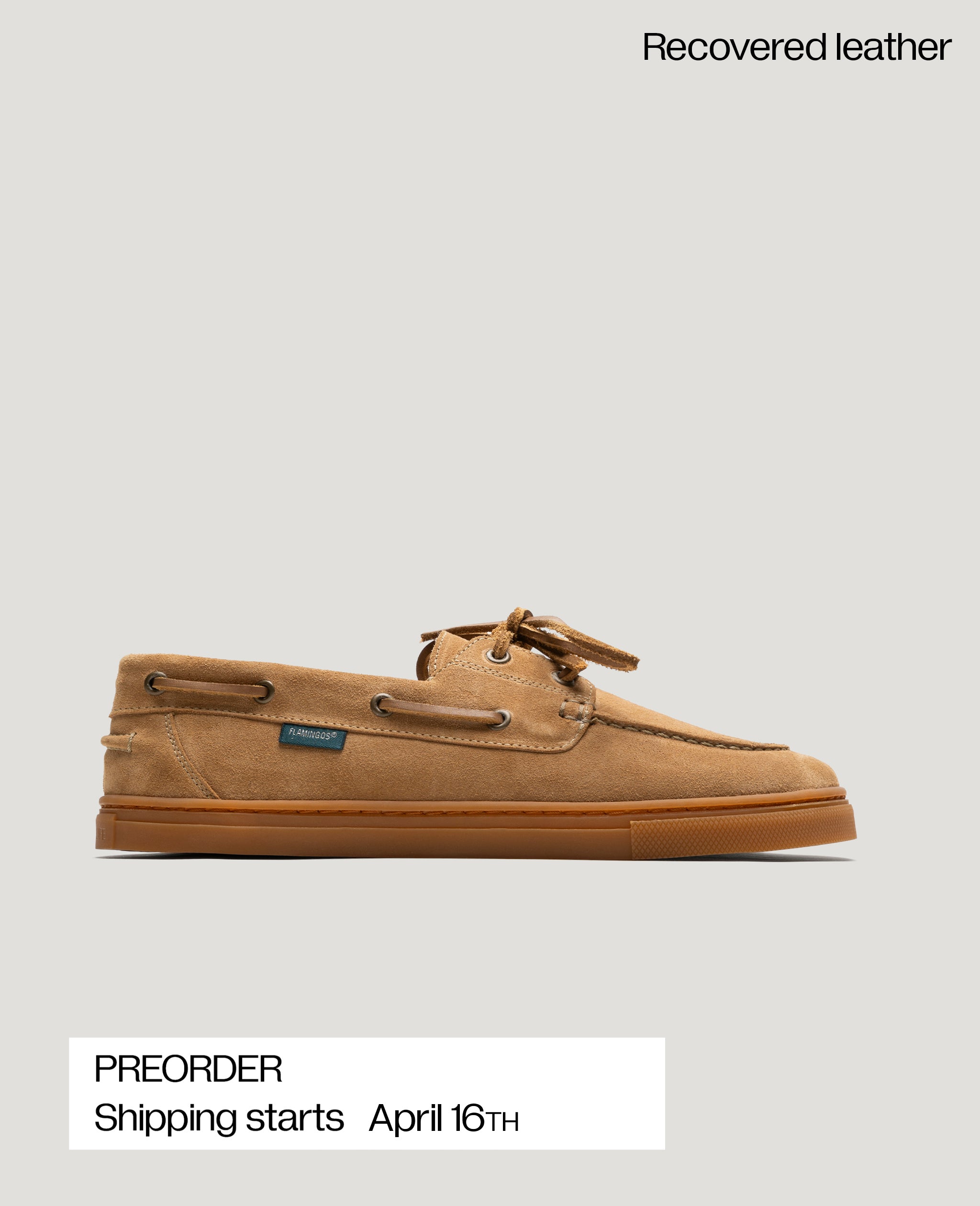 ZERO BOAT SUEDE TAN